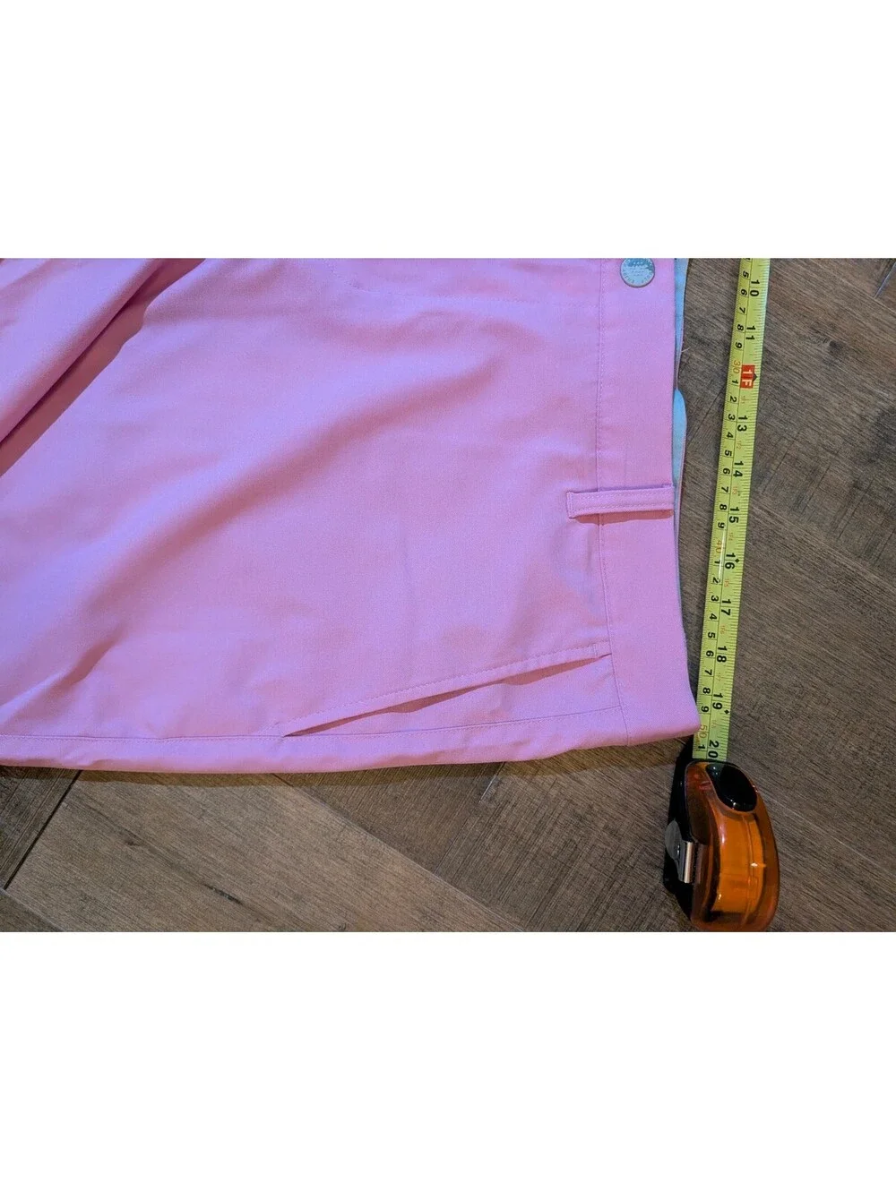 Puma Golf Men's Pink Performance Golf Shorts Size 40 Stretch Flat Front 9